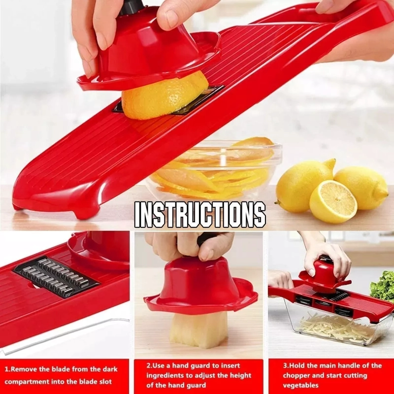 CORTADOR RALLADOR REBANADOR DE VERDURAS 10 EN 1 - 3
