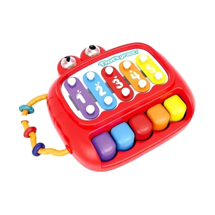 PIANO DIDÁCTICO BEBÉ CON LUCES Y SONIDOS INTERACTIVOS - 1