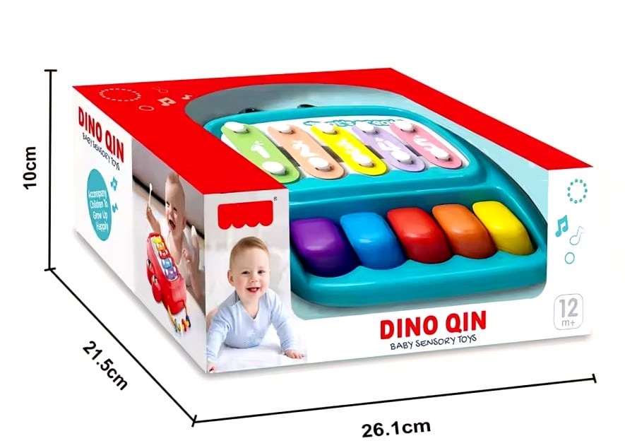 PIANO DIDÁCTICO BEBÉ CON LUCES Y SONIDOS INTERACTIVOS - 3