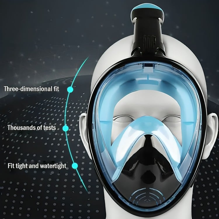MÁSCARA SNORKEL FULLFACE BUCEO ANTINIEBLA - 3