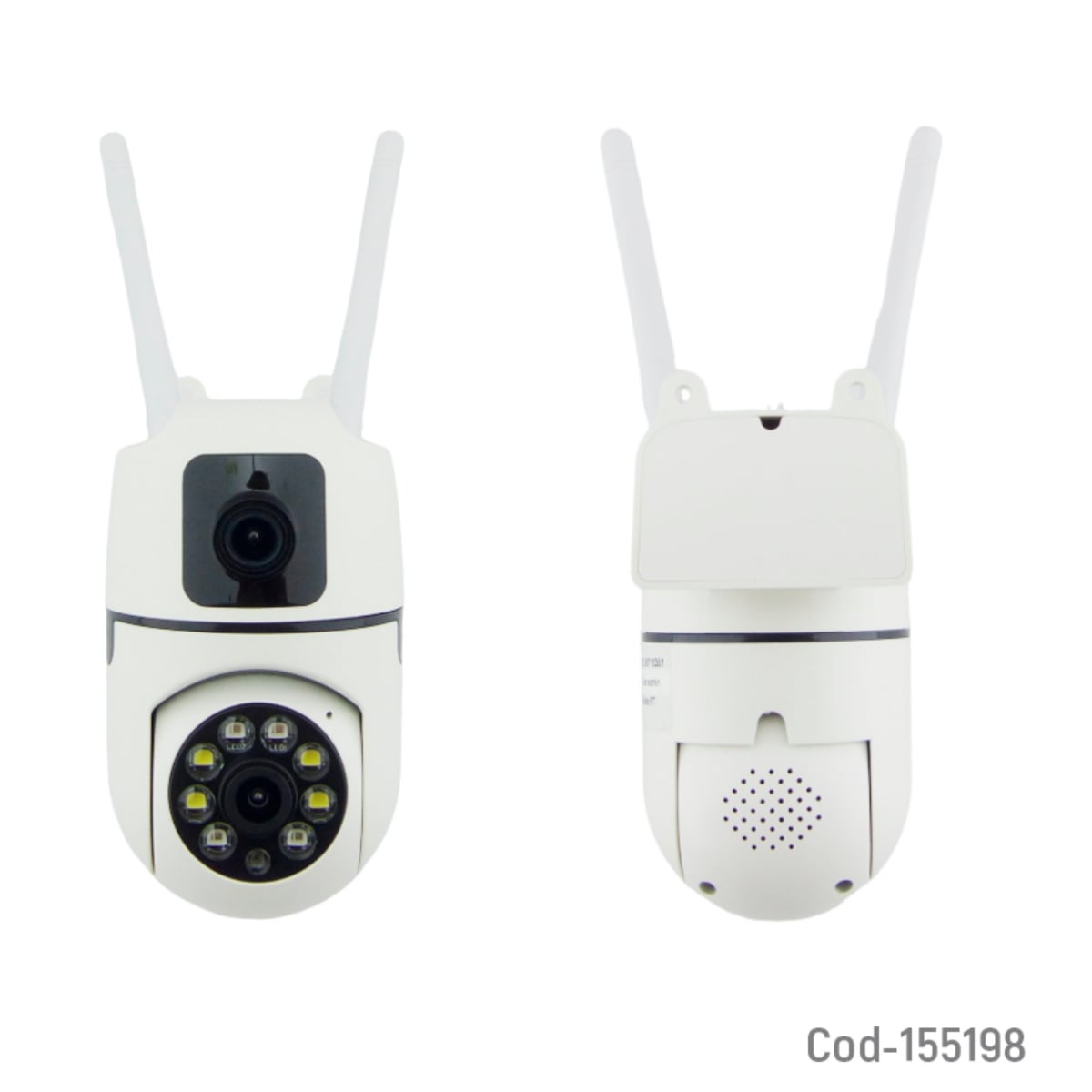 CAMARA VIGILANCIA IP WIFI DOBLE LENTE MOD.E10 CON MOVIMIENTO - 2