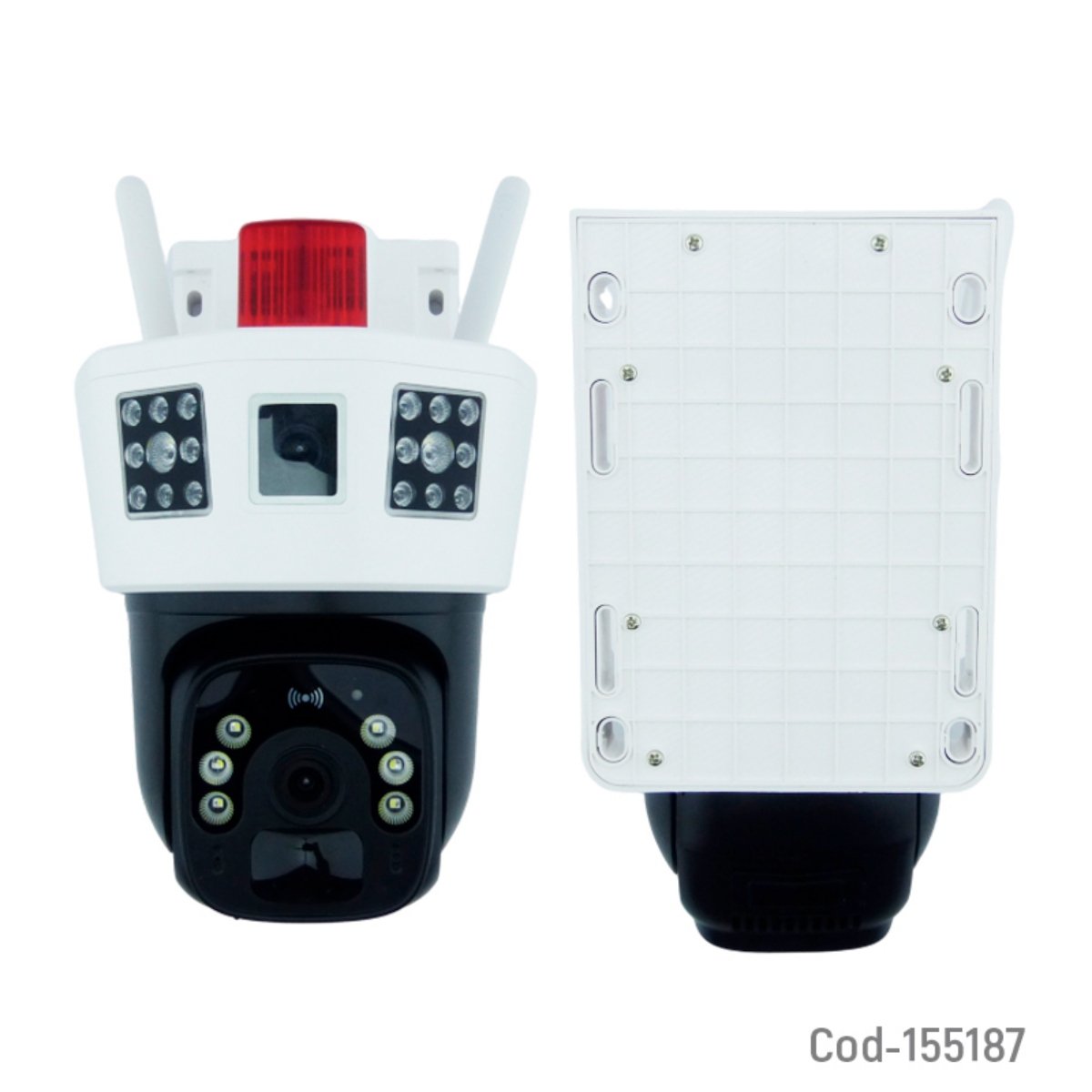 CAMARA VIGILANCIA IP EXTERIOR SOLAR WIFI DOBLE LENTE - 2