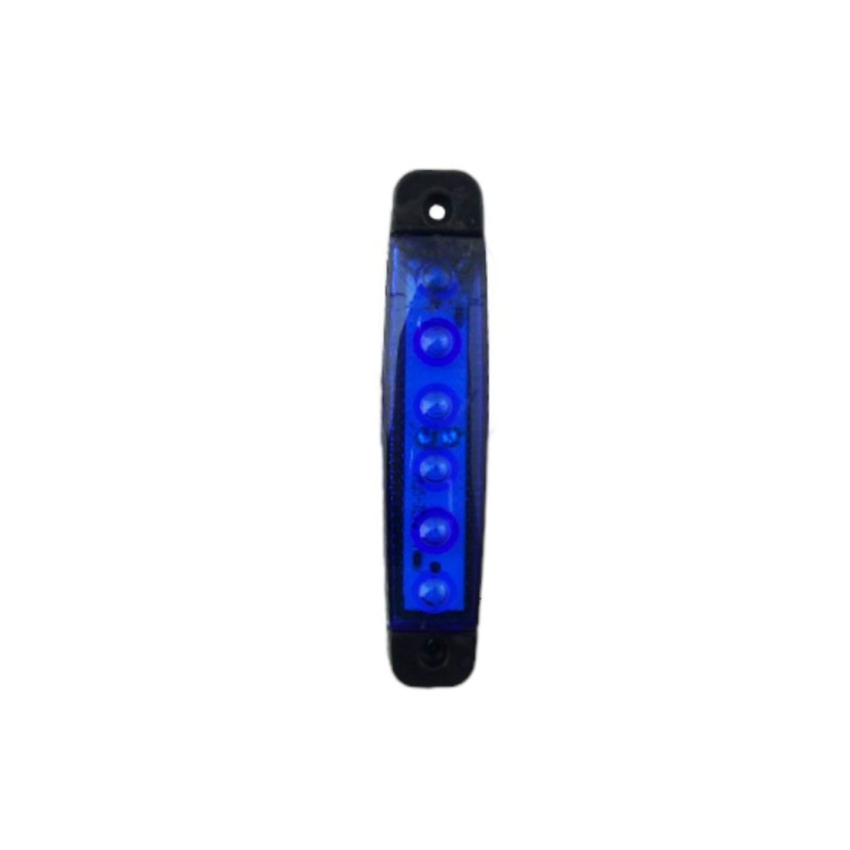 LUZ LED LATERAL 6 LED PARA CAMION SET X 4 12/24 VOLT AZUL - 1