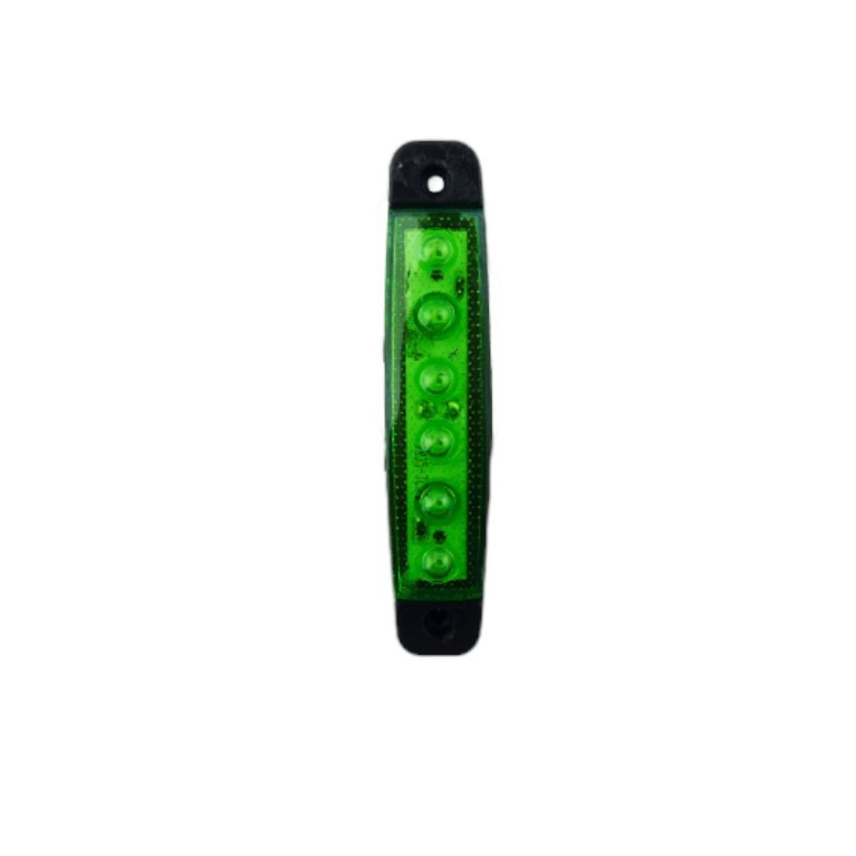 LUZ LED LATERAL 6 LED PARA CAMION SET X 4 12/24 VOLT VERDE - 1