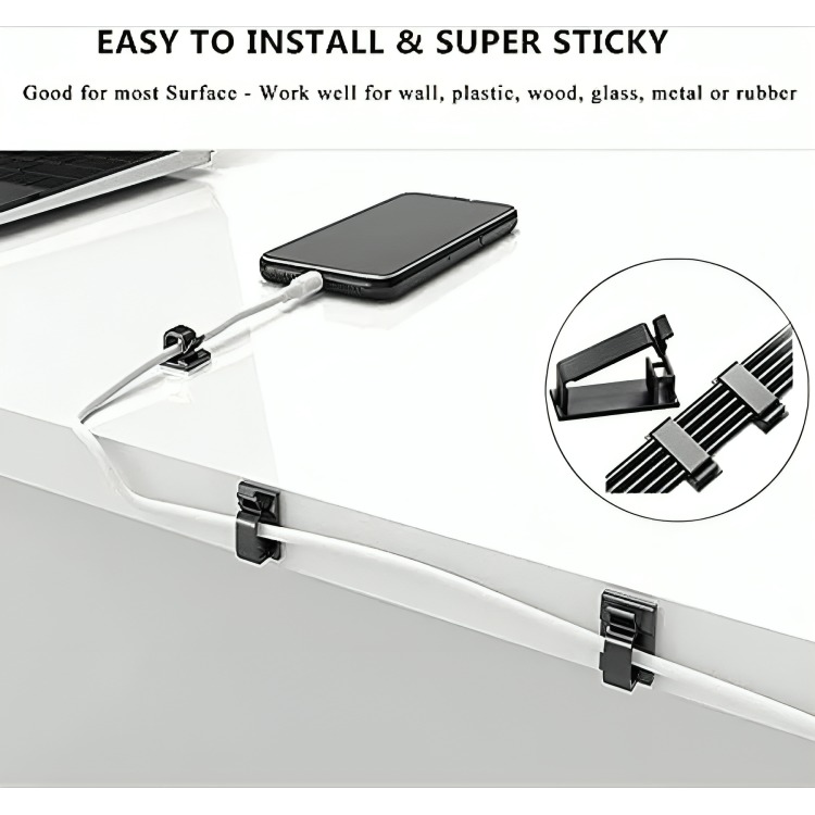 KIT ORGANIZADOR DE GESTIÓN DE CABLES DE 173 PIEZAS - 1