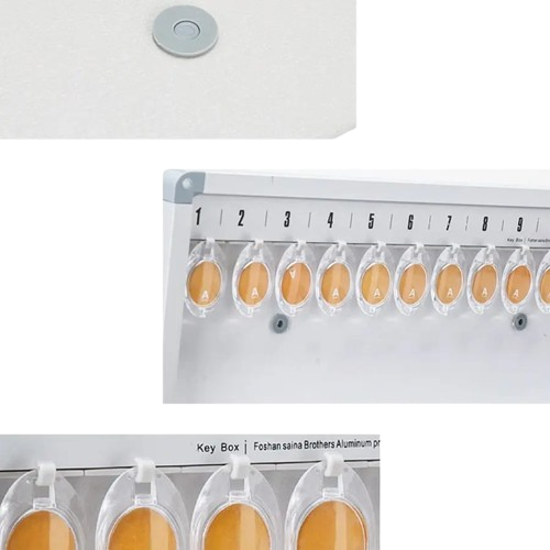 CAJA MAGNÉTICA ORGANIZADOR PARA LLAVES 32 LLAVEROS - 1