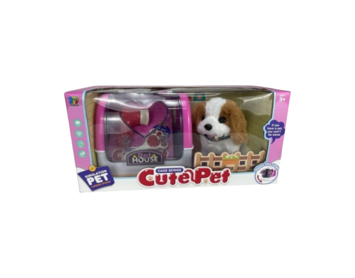 JUGUETE PERRITO,PET HOUSE CON ACCESORIOS - 1