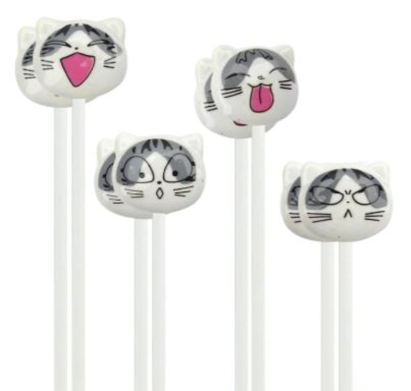 AUDIFONOS PARA NIÑO CON CABLE, DISEÑO GATOS, TUK T-88. EN CAJA. - 2