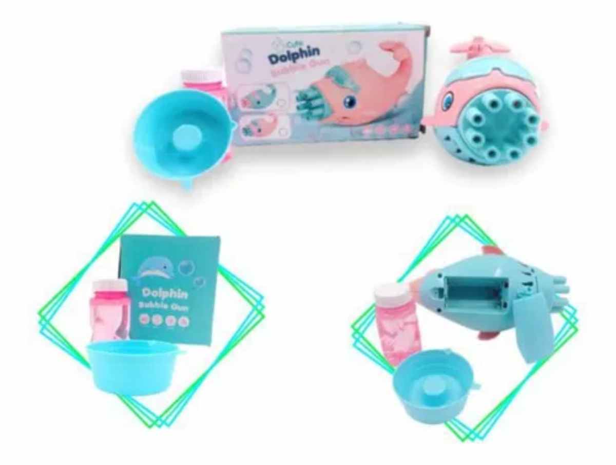BURBUJA PISTOLA DELFIN JUGUETE - 1