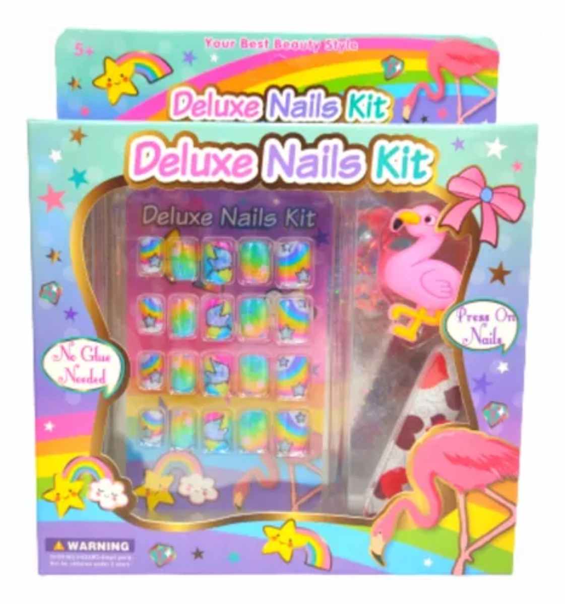 JUGUETE MANICURE DELUXE NAILS KIT CHICO 18CM X 15CM - 1