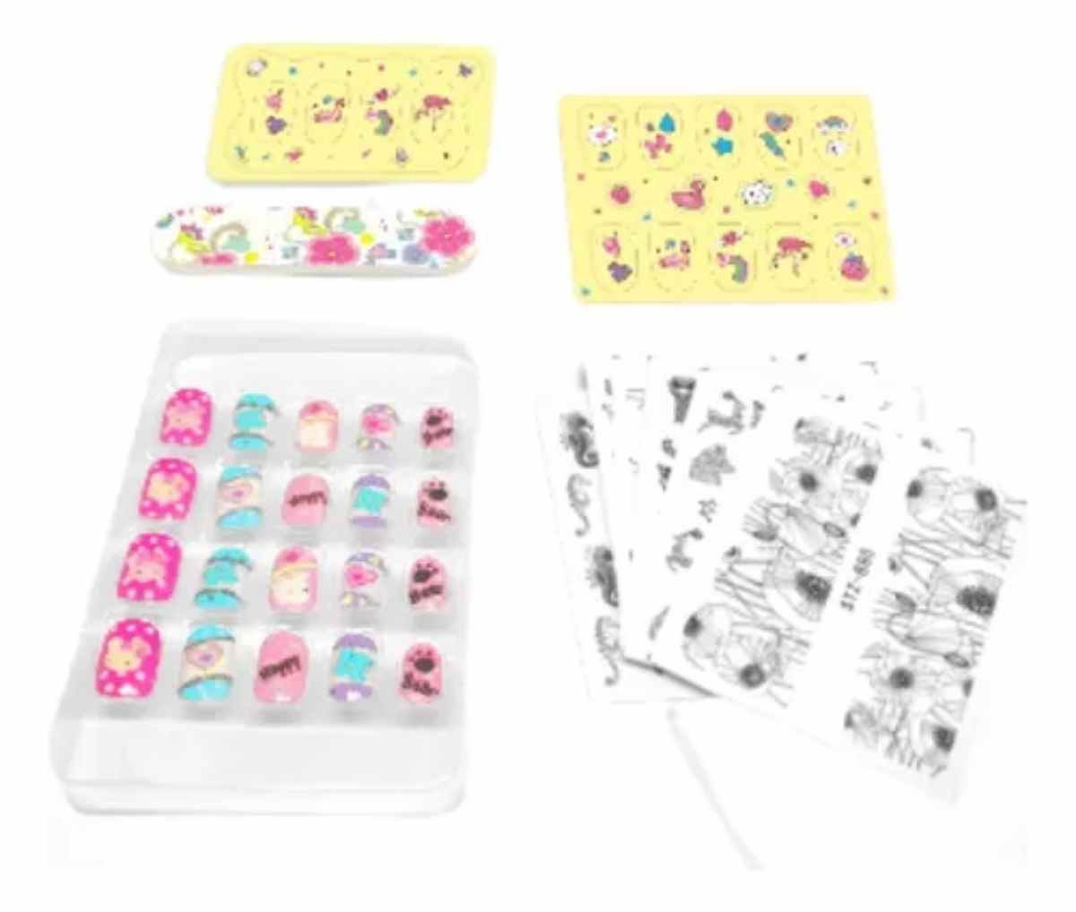 JUGUETE MANICURE DELUXE NAILS KIT MEDIANO - 3