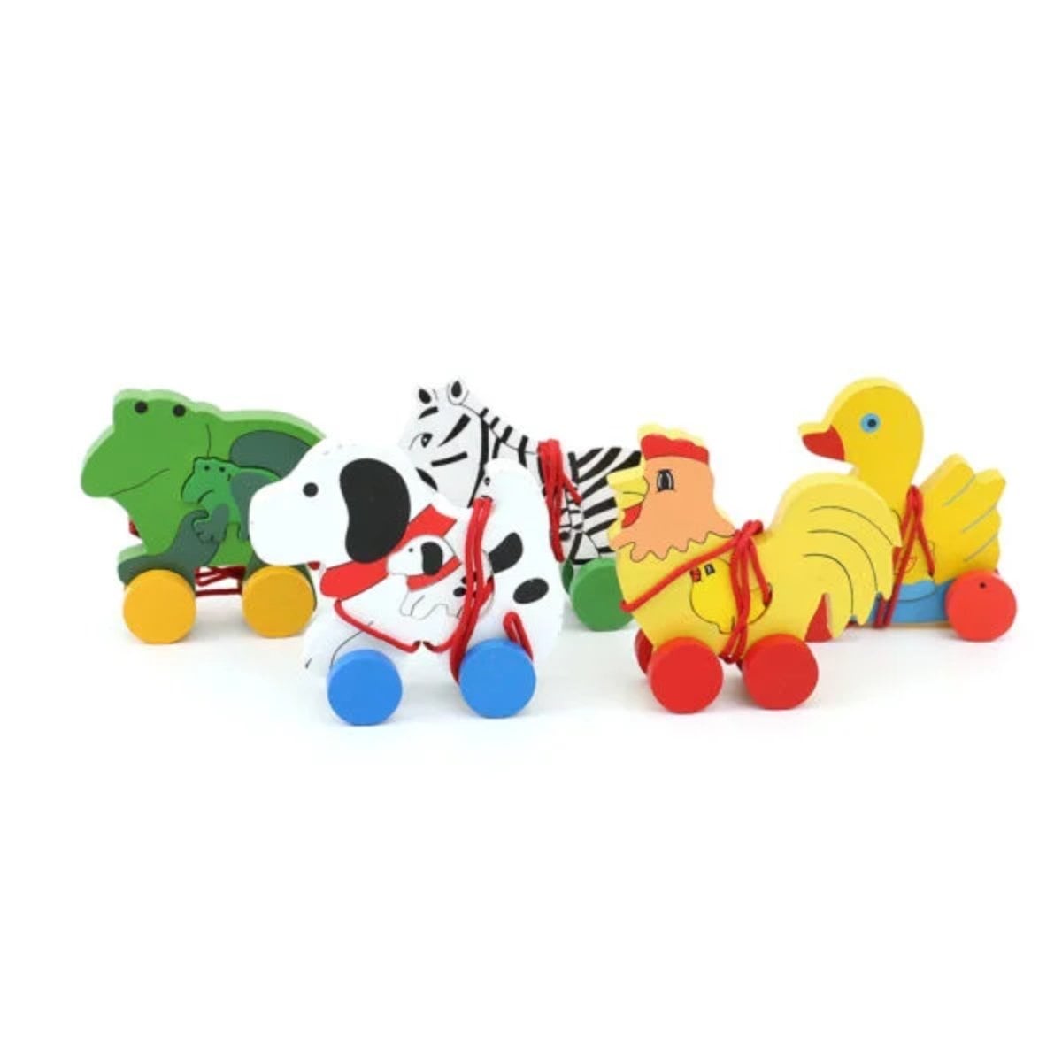 JUGUETE ARRASTRE MULTICOLOR ANIMAL - 2