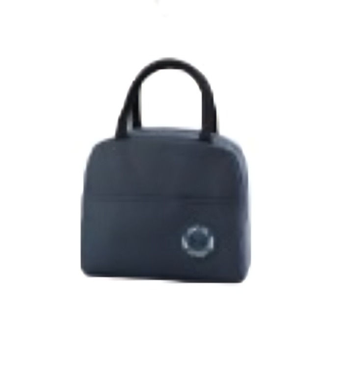 LONCHERA TERMICA ESCOLAR INFANTIL COLOR LISO AZUL - 3