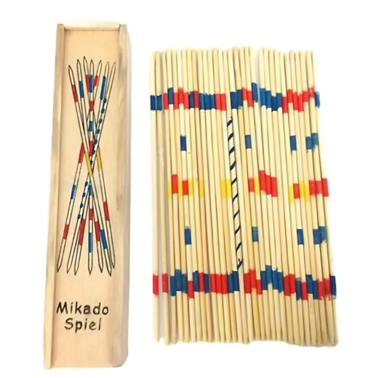 SET 2 MIKADO JUEGO MULTICOLOR INGENIO PALILLOS CHINO - 4