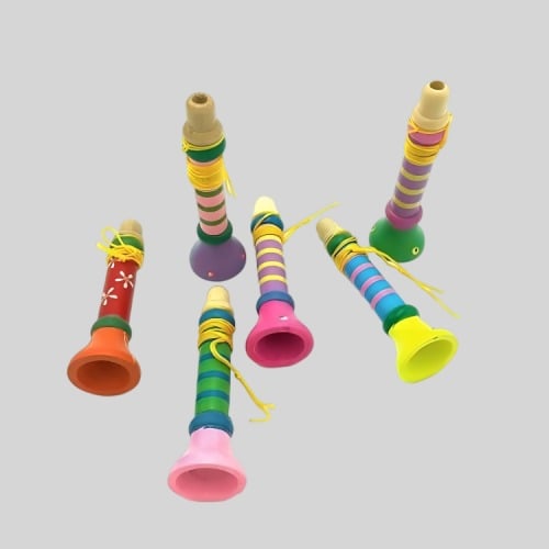 SET 2 TROMPETA MULTICOLOR - 1