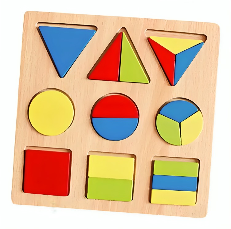 TABLA MULTICOLOR FORMA ENCAJE FRACCIÓN - 2