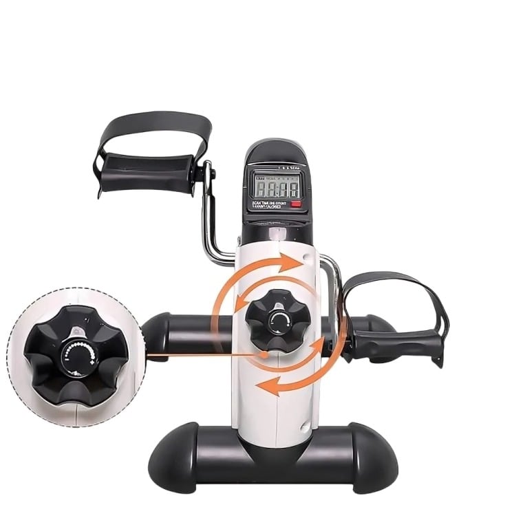 PEDALERA MINI BICI ENTRENAMIENTO MANOS Y PIES CON CONTADOR - 4