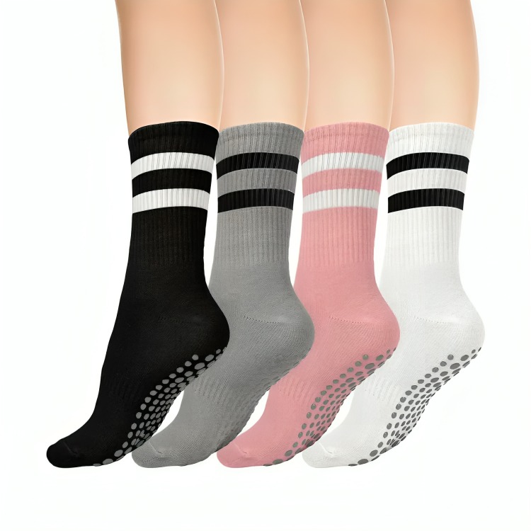 CALCETINES ANTIDESLIZANTES YOGA PILATES APTITUD SET 2 PARES - 3