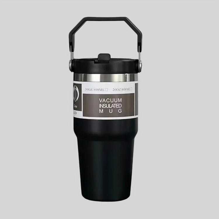MUG VASO TERMO MUG PARA CAFE AGUA 600ML INOXIDABLE - 2