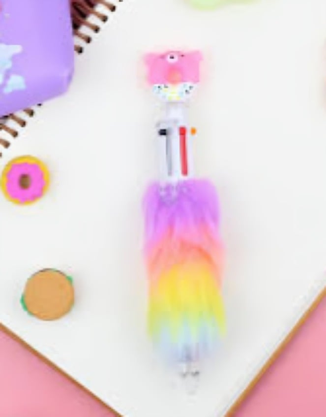 BOLÍGRAFO PELUDO KAWAII SURTIDOS - 1