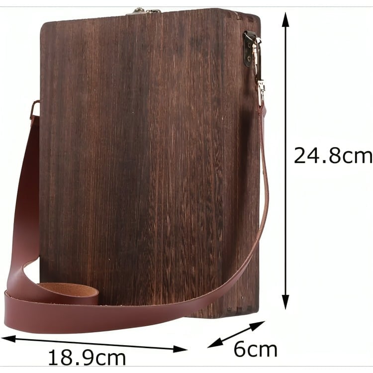 BOLSA ALMACENAMIENTO MADERA MULTIFUNCION RETRO - 1
