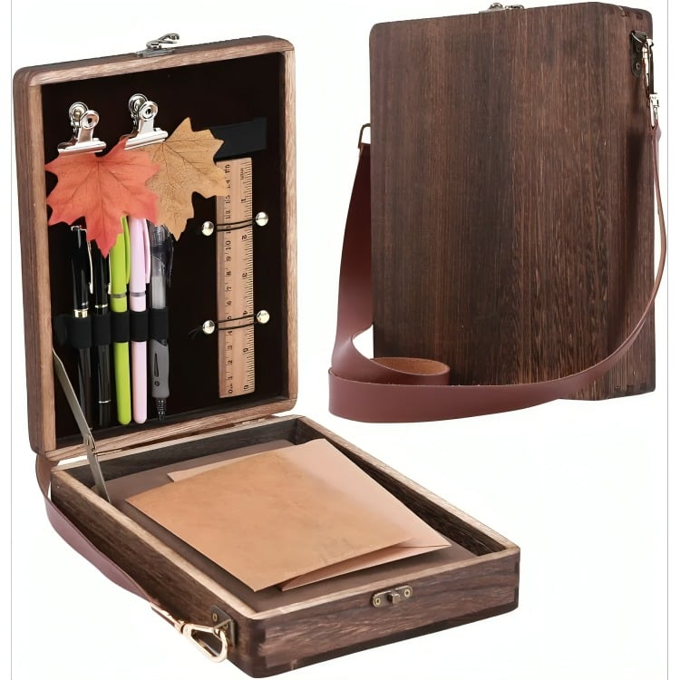 BOLSA ALMACENAMIENTO MADERA MULTIFUNCION RETRO - 2