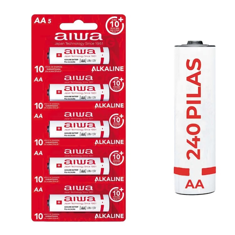 PILA ALCALINA AIWA LR6P5*5 AA - 2
