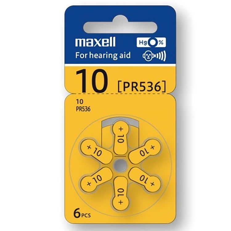 MAXELL PILA AUDIOLOGICA MAXELL MEXEL L - 10 X 6
