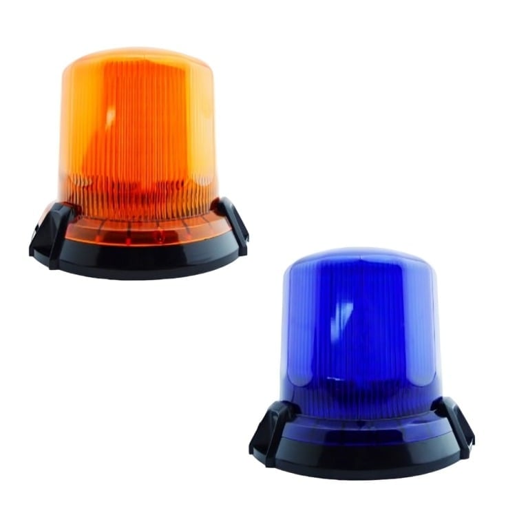 BALIZA LED IMÁN 90 LED GIRO 12-24V AMB/AZ - 1