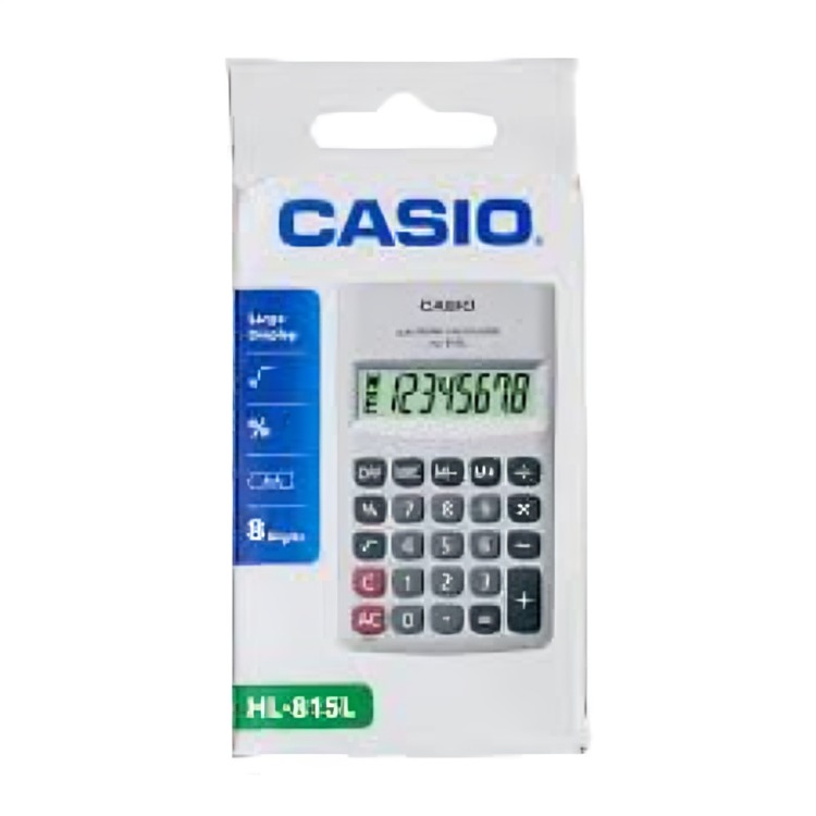 CALCULADORA CASIO 8 DIGUITOS HL-815L-WE - 2