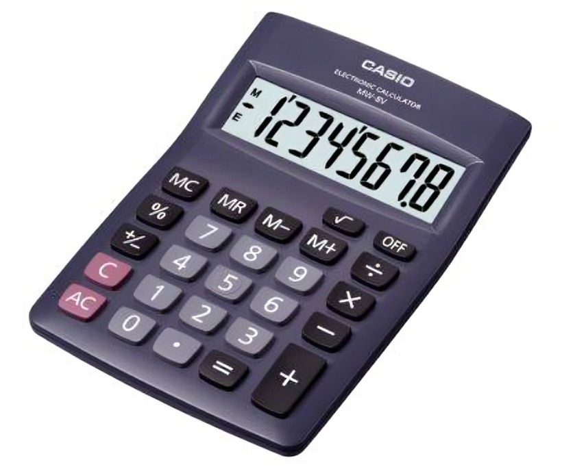 CALCULADORA CASIO DE ESCRITORIO MW-8V-BK - 2