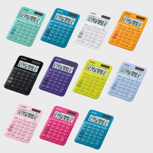 CALCULADORA CASIO TIPO MINI ESCRITORIO MS-20UC FUCSIA - 1