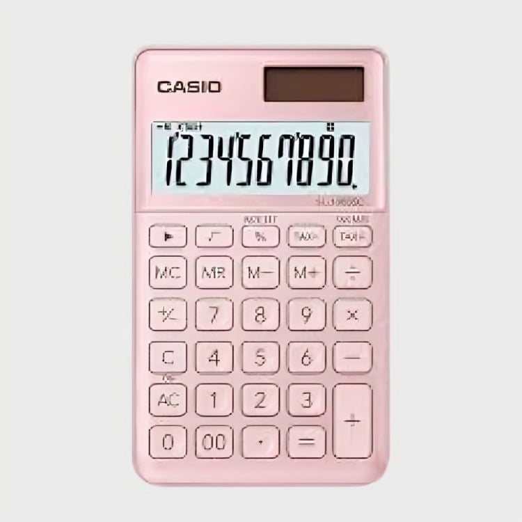 CALCULADORA CASIO TIPO MINI ESCRITORIO SL-310C ROSA - 4