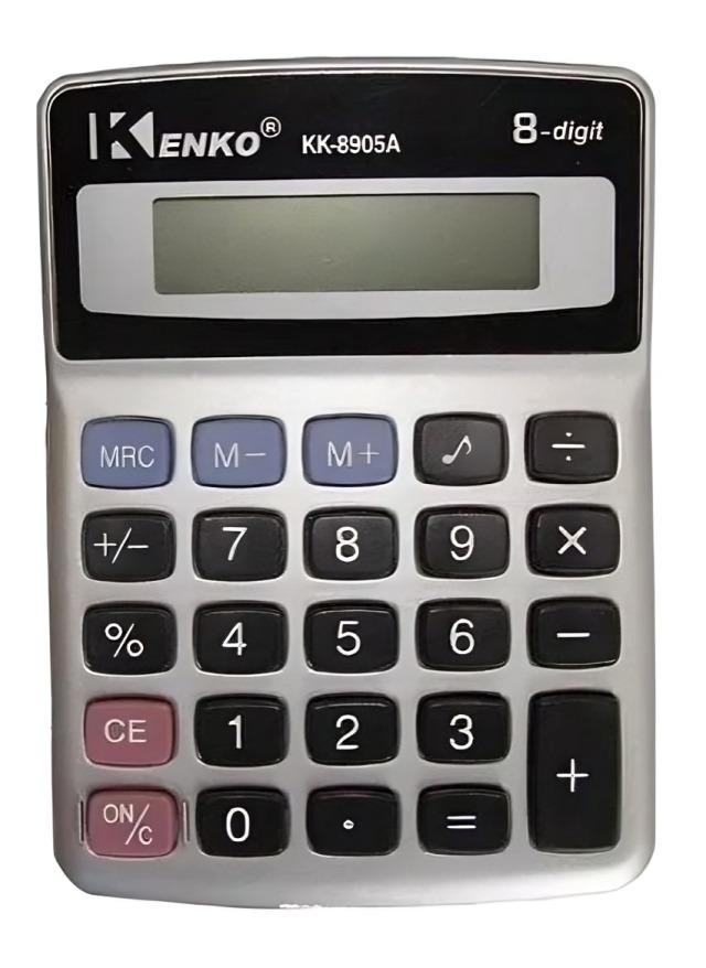 CALCULADORA ELECTRÓNICA DE ESCRITORIO KK-8905A - 1