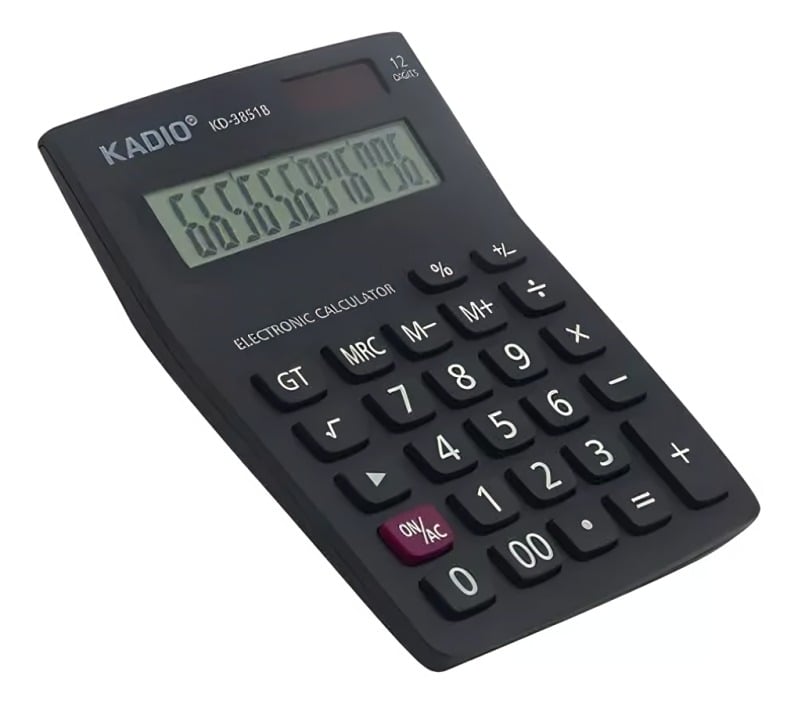 CALCULADORA ELECTRÓNICA DE ESCRITORIO KK-3851B-12 - 2