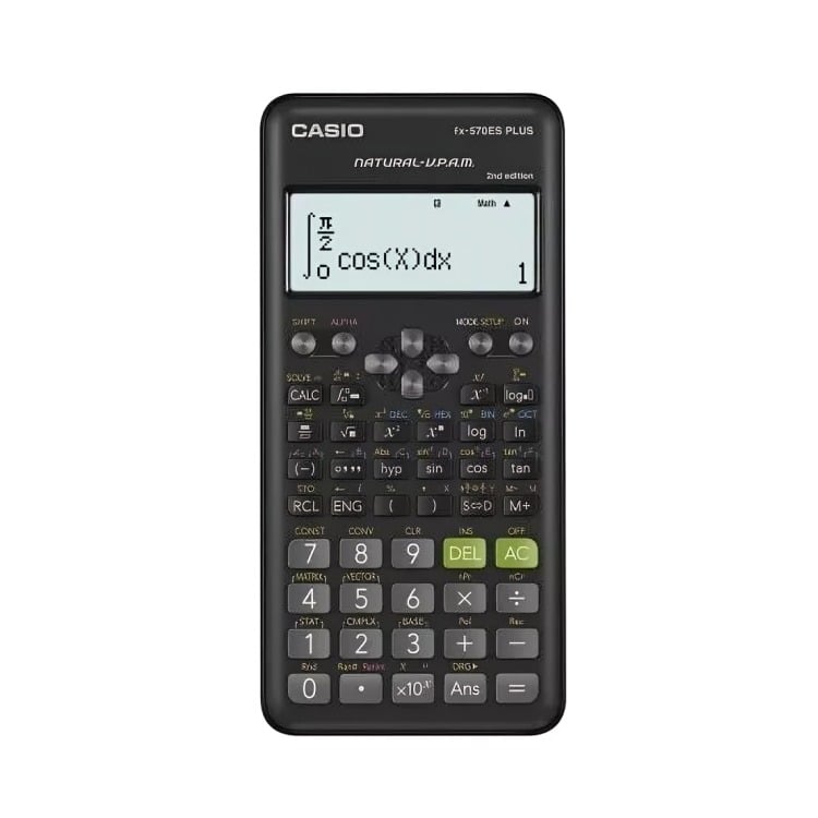 CALCULADORA CASIO CIENTIFICA FX-570 ES PLUS NEGRO - 2