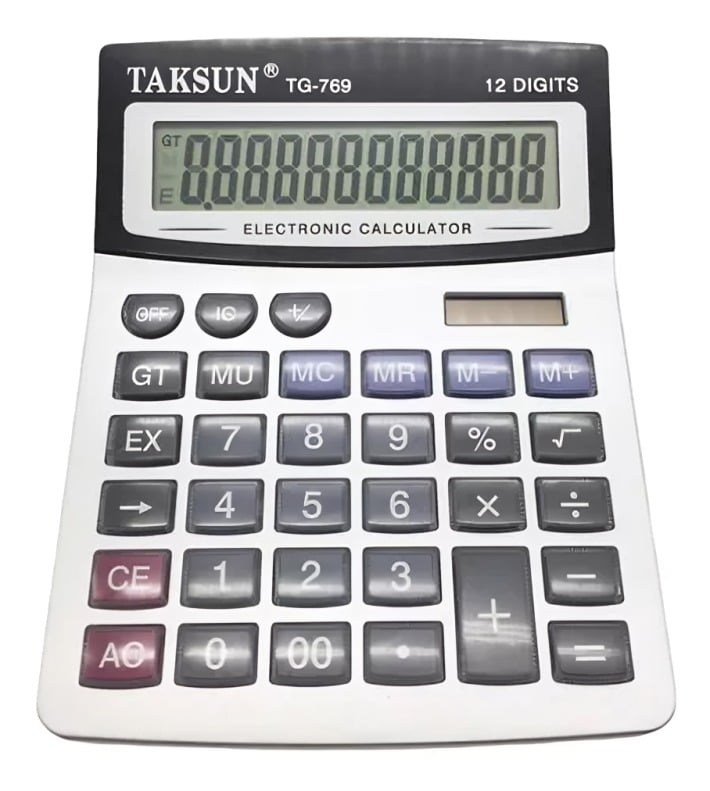 CALCULADORA 12 DÍGITOS TG-769 - 1