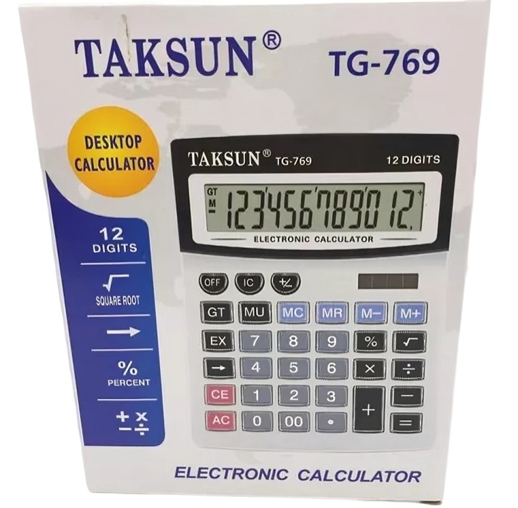 CALCULADORA 12 DÍGITOS TG-769 - 2