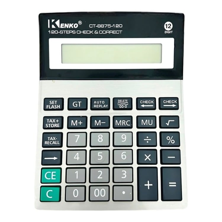 CALCULADORA ELECTRÓNICA DE ESCRITORIO KK-8875-12 - 2