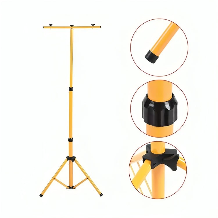 SOPORTE BASE ATRIL TRIPODE PARA FOCO LED 220V O EMERGENCIA - 3