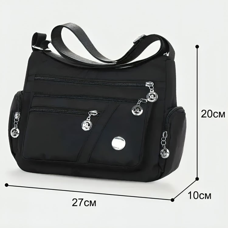BOLSA PARA MUJER CROSSBODY DE HOMBRO IMPERMEABLE ANTIRROBO - 3
