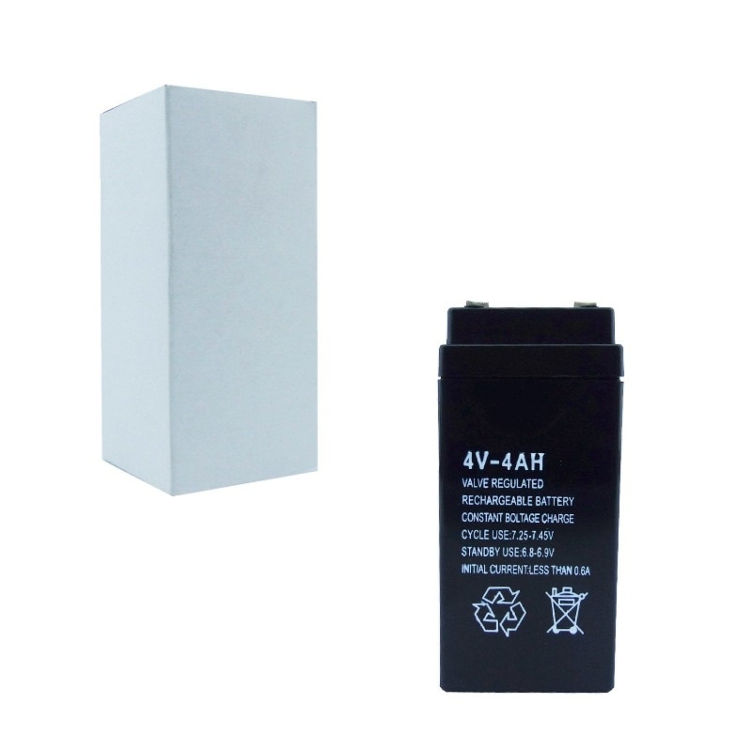 BATERIA 4 VOLT 4 AMPERES REPUESTO IDEAL PARA BALANZAS DE FERIA Y OTROS - 1