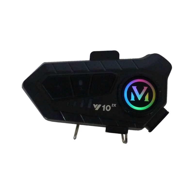 INTERCOMUNICADOR BLUETOOTH PARA CASCO MOD.Y-10 INTERCOMUNICADOR CON LUZ RECARGABLE - 3