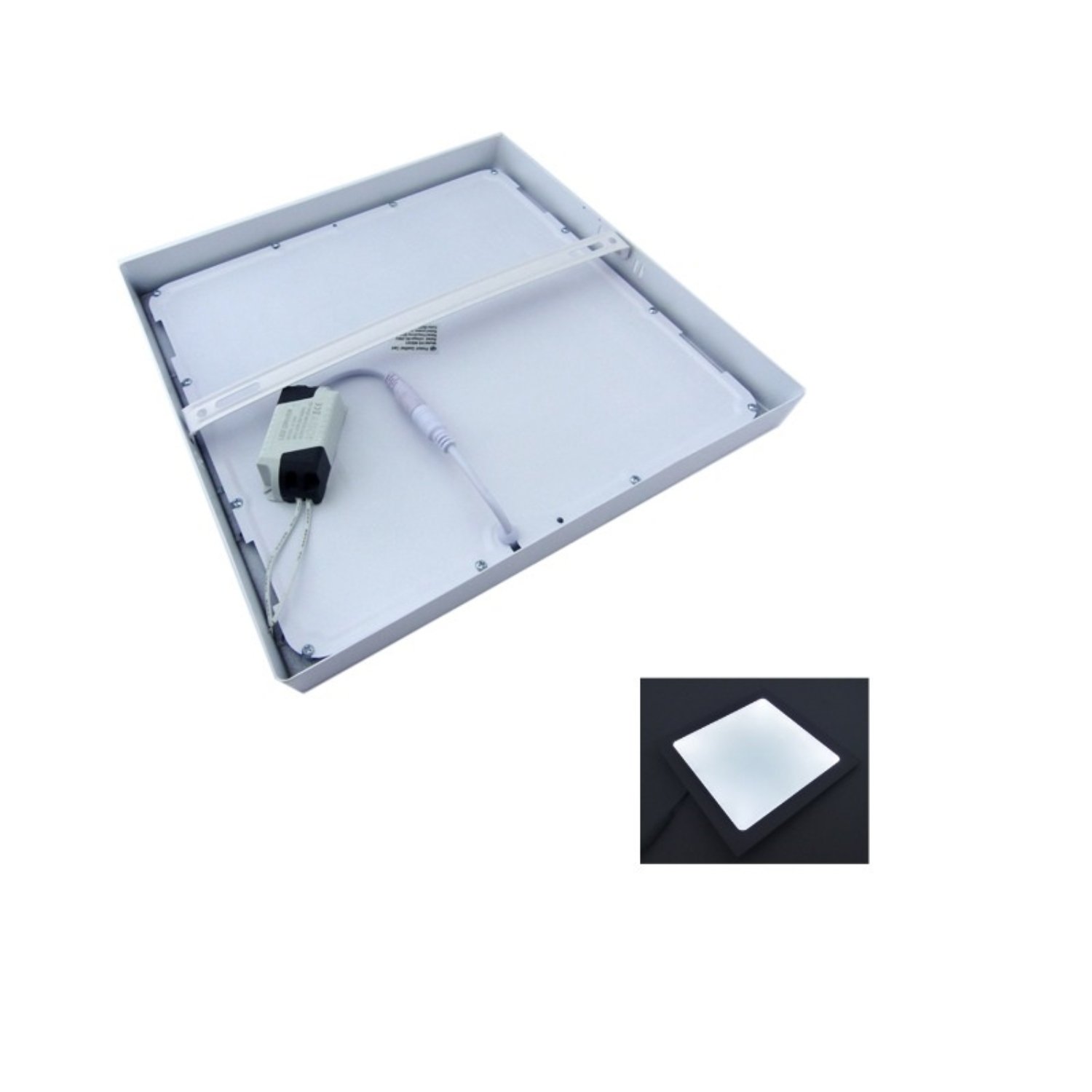 FOCO LED PANEL 24 WATT SOBREPUESTO CUADRADO LUZ FRIA - 2
