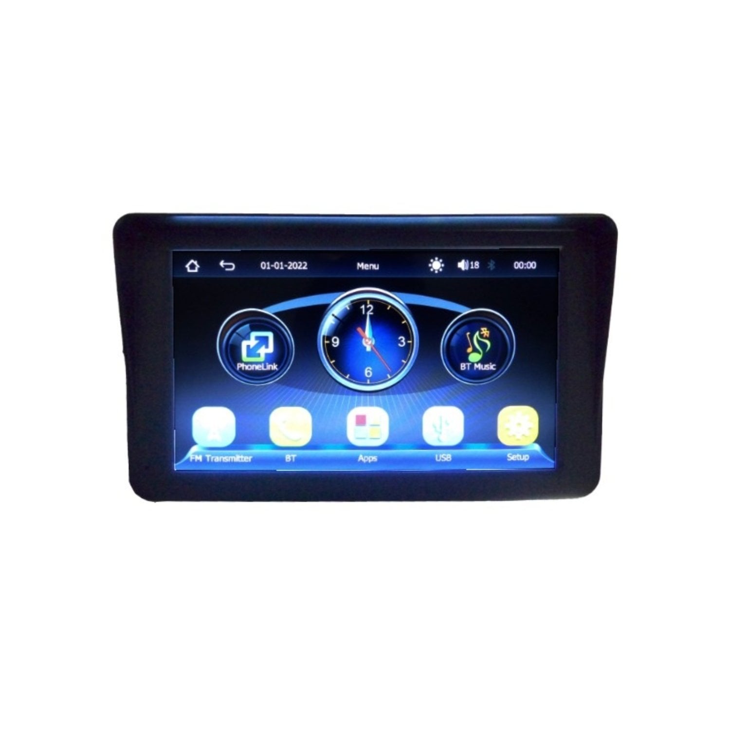 PANTALLA 7 PULG PARA AUTO CON PARLANTE, BRAZO, MIRROR LINK CAR PLAY/ANDROID - 1