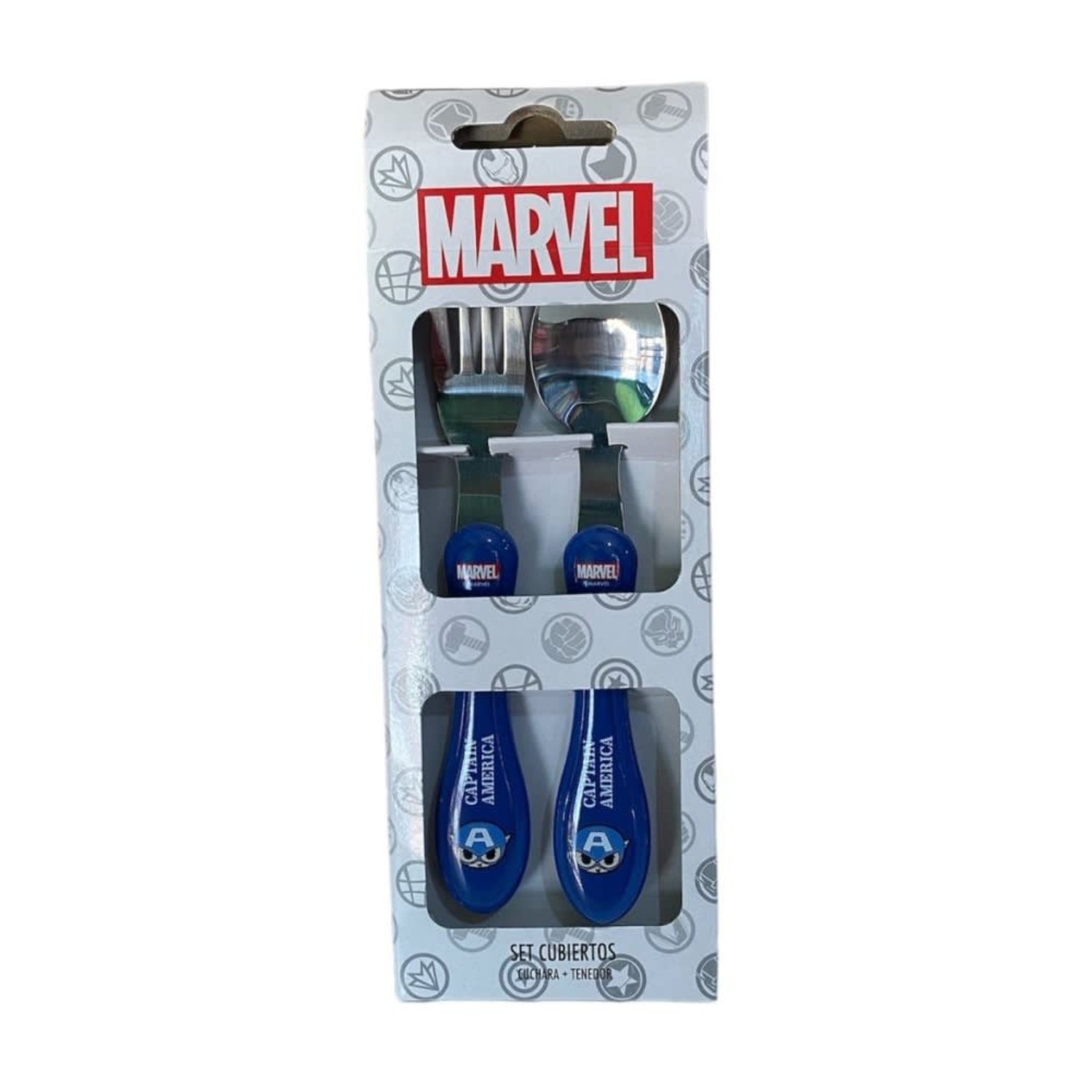 SET CUBIERTO COLECCIÓN MARVEL CAPITAN AMERICA - 1