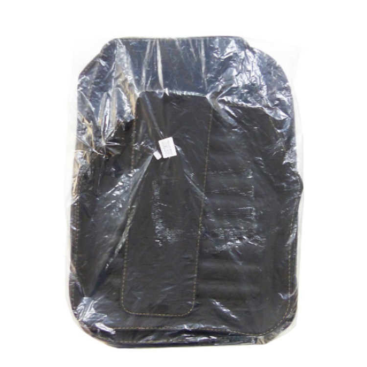 ALFOMBRA PARA AUTO ECO CUERO SET X 5 PCS COLOR NEGRO - 2