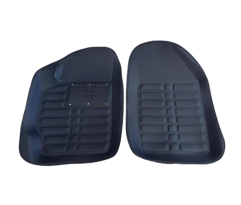 ALFOMBRA PARA AUTO ECO CUERO SET X 5 PCS COLOR NEGRO - 3