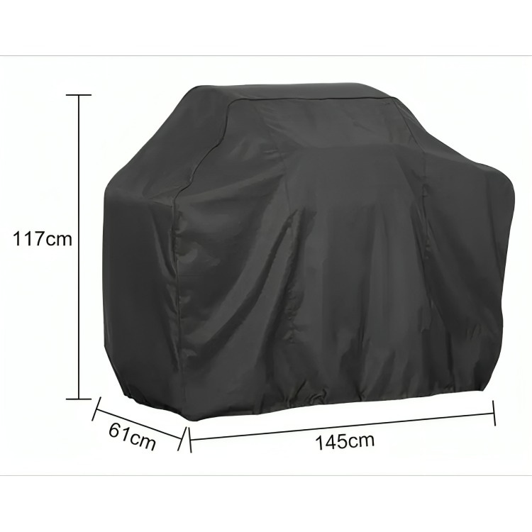 COBERTOR PARRILLA ASADOR EXTERIOR FUNDA PROTECTOR BARBACOA - 1