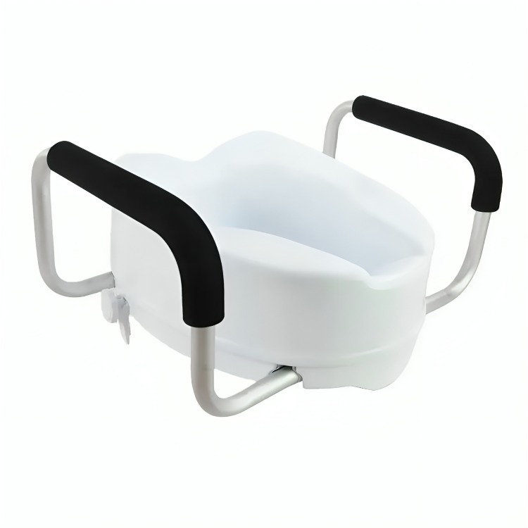 ASIENTO WC ELEVADOR 10CM CON APOYA BRAZOS - 1